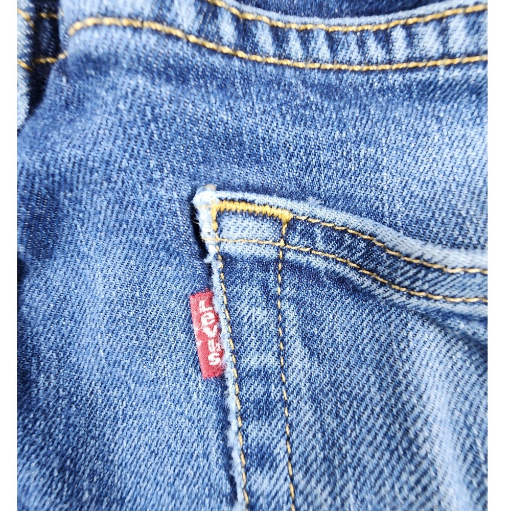 Levis 511 Slim Fit Jeans Mens 34x32 Blue Denim Medium Wash 04511-1507 - Picture 4 of 7